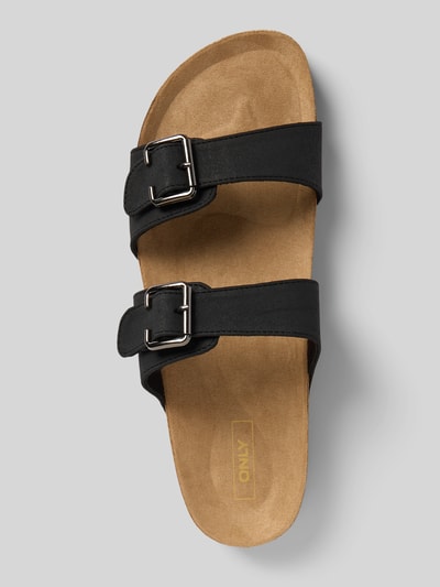 Only Pantoletten mit Dornschließen Modell 'MAXI-13' Black 3