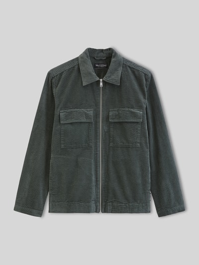 Marc O'Polo Regular Fit Hemdjacke aus reiner Baumwolle Schilf 2