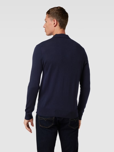 Polo Ralph Lauren Strickpullover mit Label-Stitching Marine 5