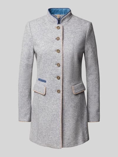 WHITE LABEL Blazer mit Pattentaschen Hellgrau 2