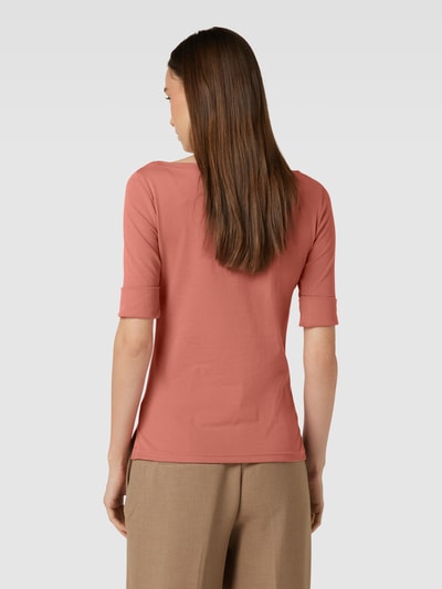 Lauren Ralph Lauren T-shirt met boothals Oudroze - 5