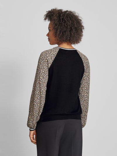 Marc Cain Longsleeve mit gerippten Abschlüssen Black 5