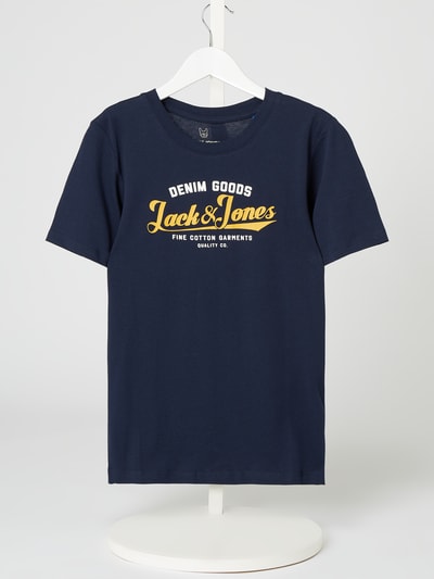 Jack & Jones T-Shirt aus Baumwolle Marine 1