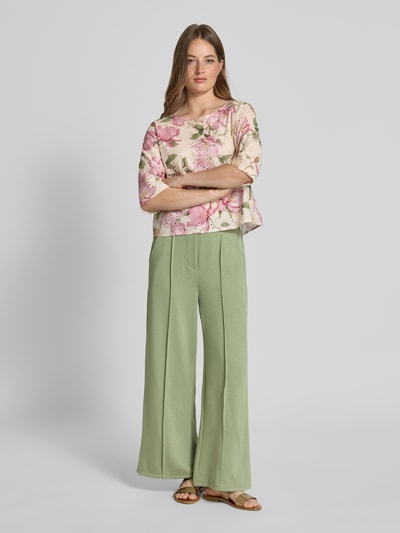 ZABAIONE Stoffhose mit französischen Eingrifftaschen Khaki 1