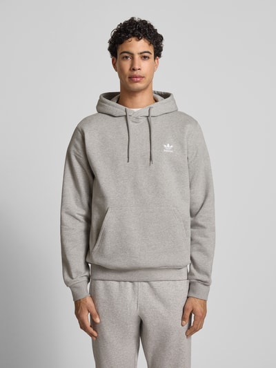 adidas Originals Hoodie mit Kapuze Hellgrau 4