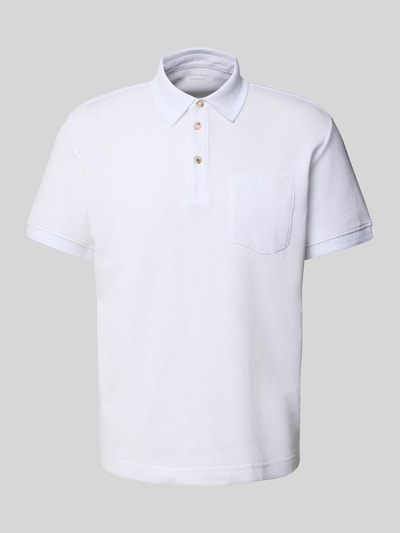Tom Tailor Regular fit poloshirt van katoenmix Wit - 2