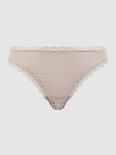 Esprit String van microvezel  Taupe - 1