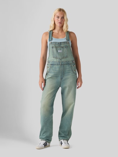 Levi's® regular fit jumpsuit van puur katoen Jeansblauw - 4