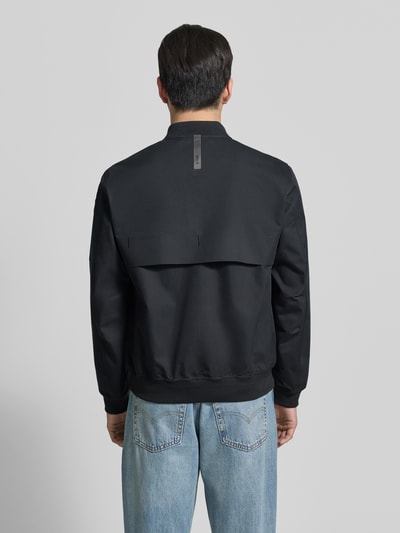 g-lab Jacke mit Stehkragen und Zweiwege-Reißverschluss Modell 'FLAP' Marine 5