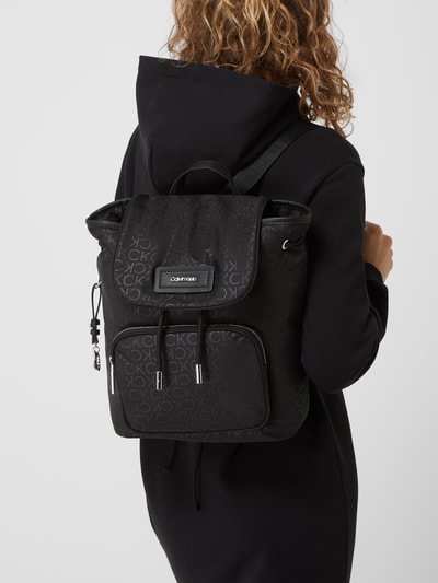 CK Calvin Klein Rucksack mit Logo-Muster Black 1