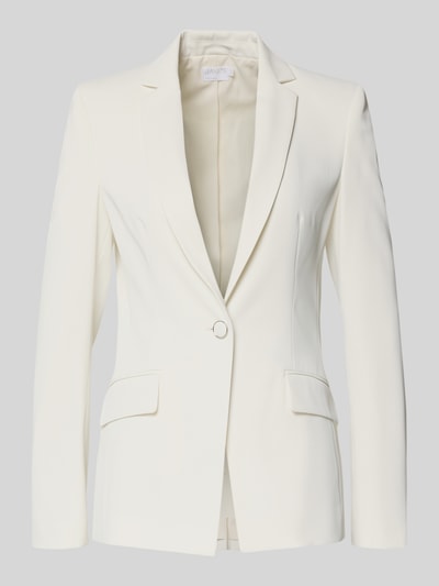Produktfoto, Blazer mit Reverskragen und Pattentaschen von Jake*s Cocktail, kremowy, taliowany krój, materiał ze stretchem, guzik, szerokość w rozmiarze 36: 68 cm