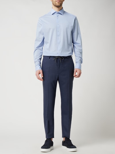 JOOP! Collection Slim Fit Anzughose mit Woll-Anteil Modell 'Bax' Blau 1