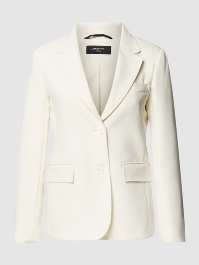 Weekend Max Mara Blazer mit Reverskragen Modell 'UVA' Ecru 2