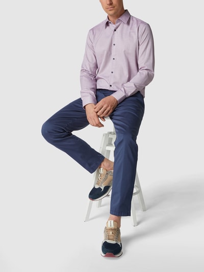 Roy Robson Slim fit chino met stretch  Blauw - 1