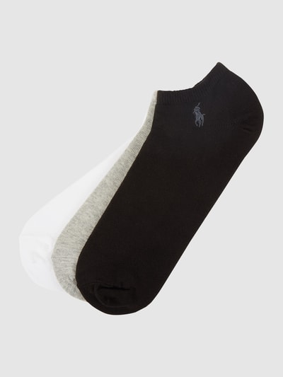 Polo Ralph Lauren Underwear Sneakersocken aus elastischem Baumwoll-Mix im 3er-Pack Dunkelgrau 1