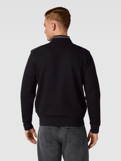 bugatti Sweatjacke mit Stehkragen und Reißverschlusstaschen Black 5