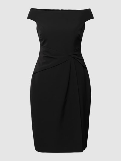 Lauren Dresses Sukienka koktajlowa z odkrytymi ramionami model ‘SARAN SHORT’ Czarny 2