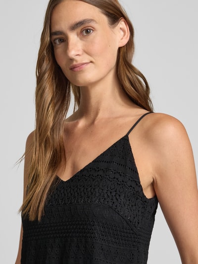 Vero Moda Relaxed Fit Trägertop aus Baumwoll-Mix Modell 'HONEY' Black 3