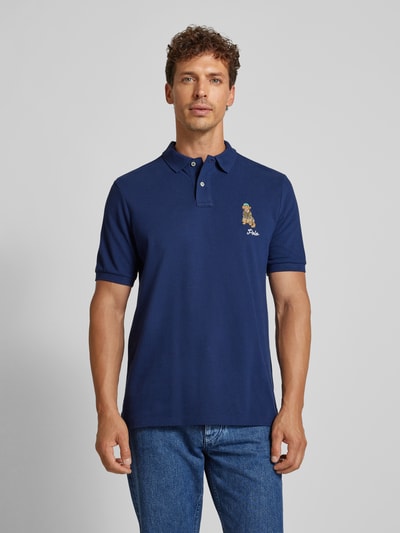 Polo Ralph Lauren Poloshirt mit Logo-Stitching Marine 4