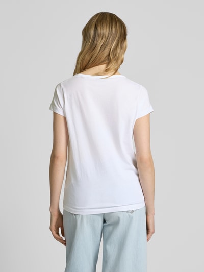 Marc O'Polo Regular fit T-shirt van puur katoen  Wit - 5