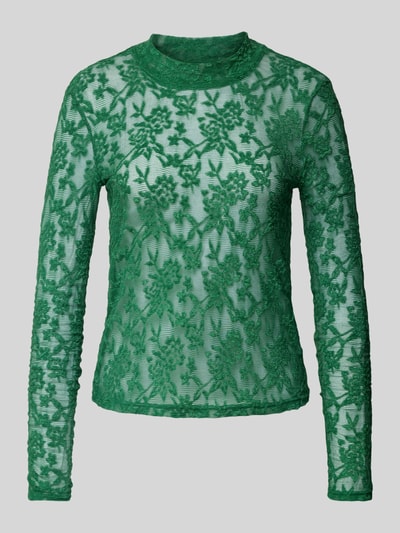 JAKE*S STUDIO WOMAN Semi-transparant shirt met lange mouwen en opstaande kraag Groen - 2