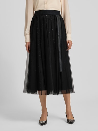 JOOP! Midirock aus Tüll mit elastischem Bund Modell 'Frida' Black 4