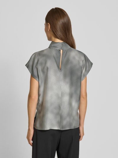 Drykorn Blouseshirt met opstaande kraag, model 'ALARIA' Zwart - 5