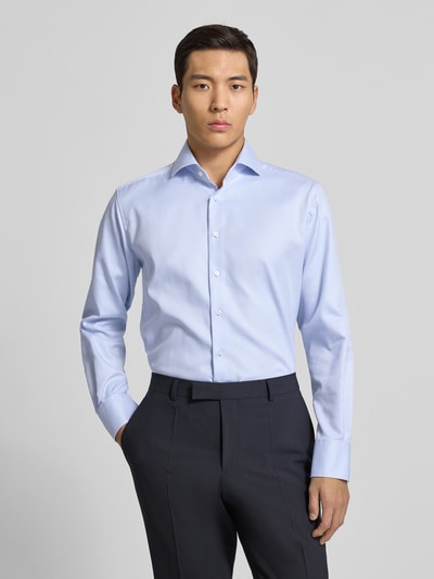 ETERNA Modern Fit Business-Hemd mit Haifischkragen Bleu 4