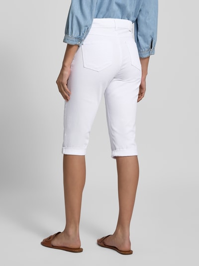 Angels Caprijeans aus Denim mit Umschlag Modell 'Capri' Weiss 5