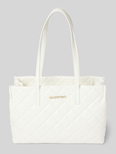 VALENTINO BAGS Handtasche mit Steppnähten Modell 'OCARINA' Weiss 1