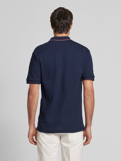 Lacoste Classic Fit Poloshirt mit Label-Stitching Dunkelblau 5