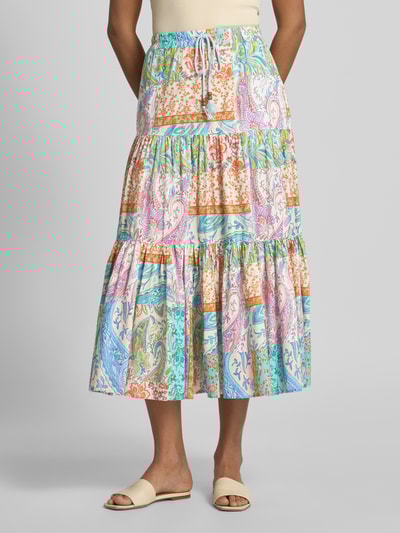 Emily Van den Bergh Maxirock im Stufen-Look Sand 4