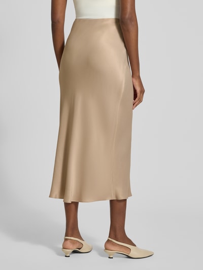 BOSS A-Linien Maxi-Rock aus reiner Viskose Modell 'VESATIE3' Beige 5