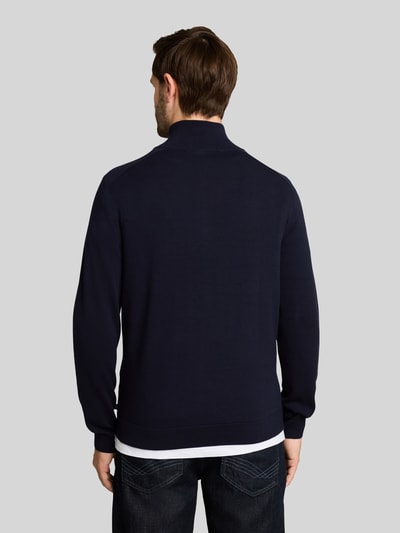 Tom Tailor Regular fit pullover met schipperskraag Marineblauw - 5