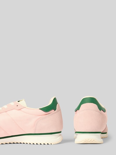 Tommy Jeans Low Top Sneaker aus echtem Leder Rosa 2