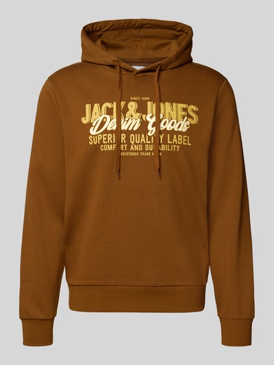 Jack & Jones Hoodie mit Kapuze Beige 2