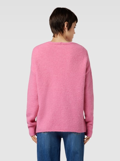 Milano Italy Cardigan mit überschnittenen Schultern Pink 5