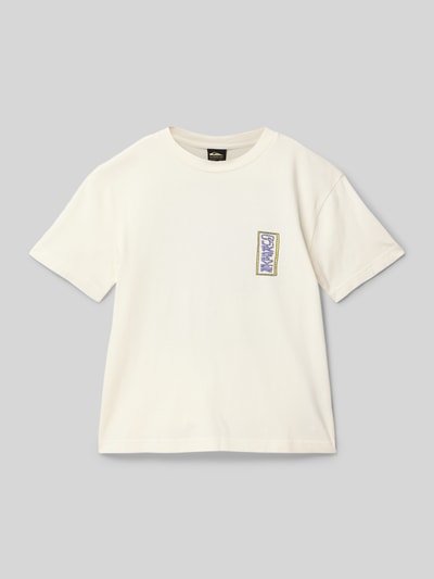 Quiksilver T-Shirt mit Label-Print Weiss 1
