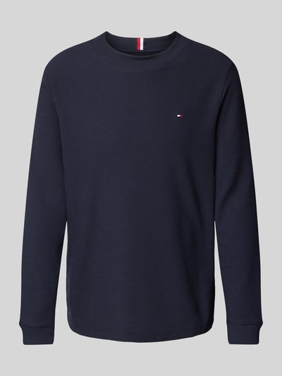 Tommy Hilfiger Longsleeve mit Logo-Stitching Marine 1