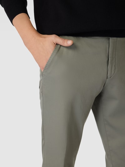 Hiltl Stoffen broek met achterzakken, model 'Tourist 2.0' Middengrijs - 3