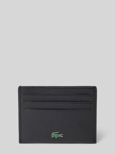 Lacoste Kartenetui mit Logo-Applikation Black 1