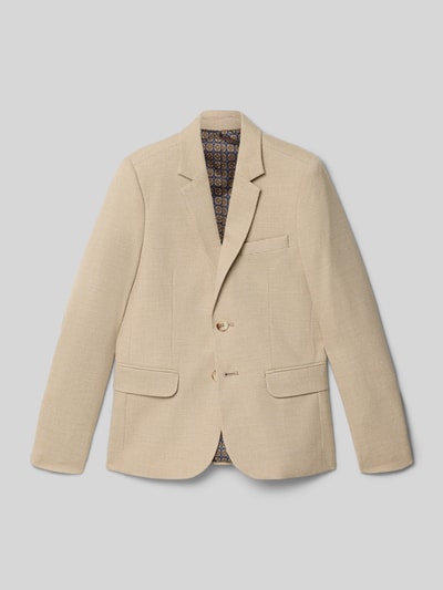 Standar Regular Fit Sakko mit Viskose-Anteil Beige 1