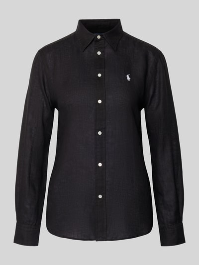 Polo Ralph Lauren Overhemdblouse met knoopsluiting Zwart - 1
