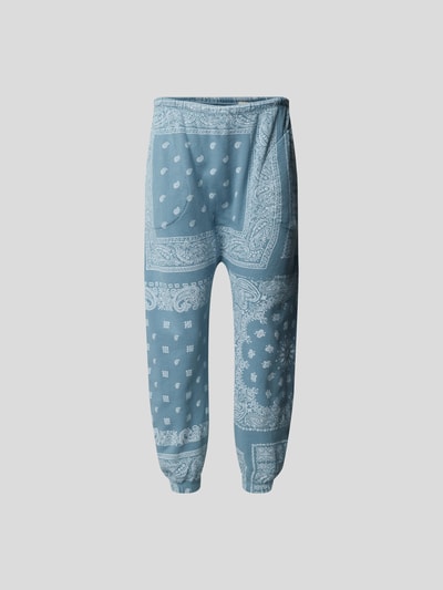 The Great Low crotch Sweathose mit Paisley-Dessin Blau 2