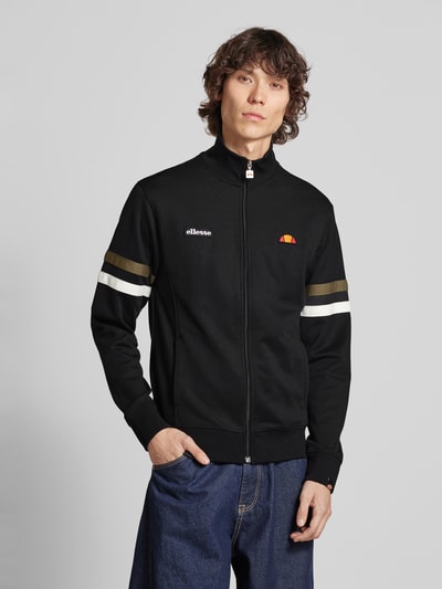 Ellesse Sweatjacke mit gerippten Abschlüssen Black 4