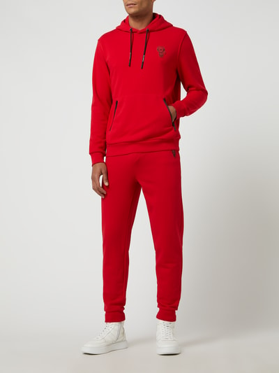 Karl Lagerfeld Hoodie met kangoeroezak Rood - 1