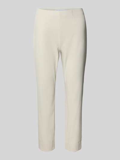Produktfoto, Schmale Schlupfhose aus Techno Cotton Superstretch von Raffaello Rossi, krój slim fit, skrócony fason, model 'PENNY 6/8', szerokość w rozmiarze 36: 36 cm, długość wewnętrzna nogawki w rozmiarze 36: 61 cm, jasny kolor, gładka tekstura