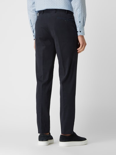 Hiltl Regular Fit Chino mit Stretch-Anteil Modell 'Peaker' Marine 5