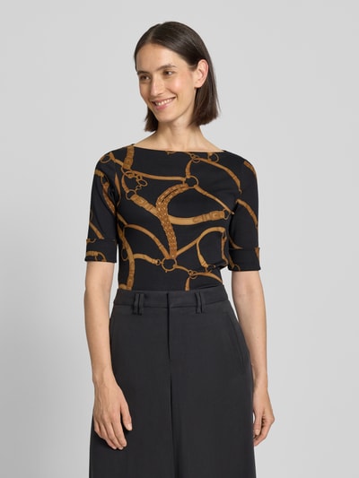 Lauren Ralph Lauren T-Shirt mit 3/4-Arm Modell 'JUDY' Black 4