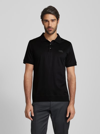 Karl Lagerfeld Poloshirt mit Logo-Print Black 4